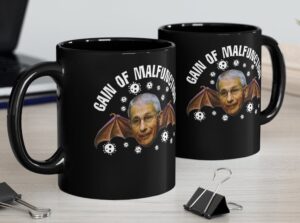 GAIN OF MALFUNCTION  - Black mug 11oz