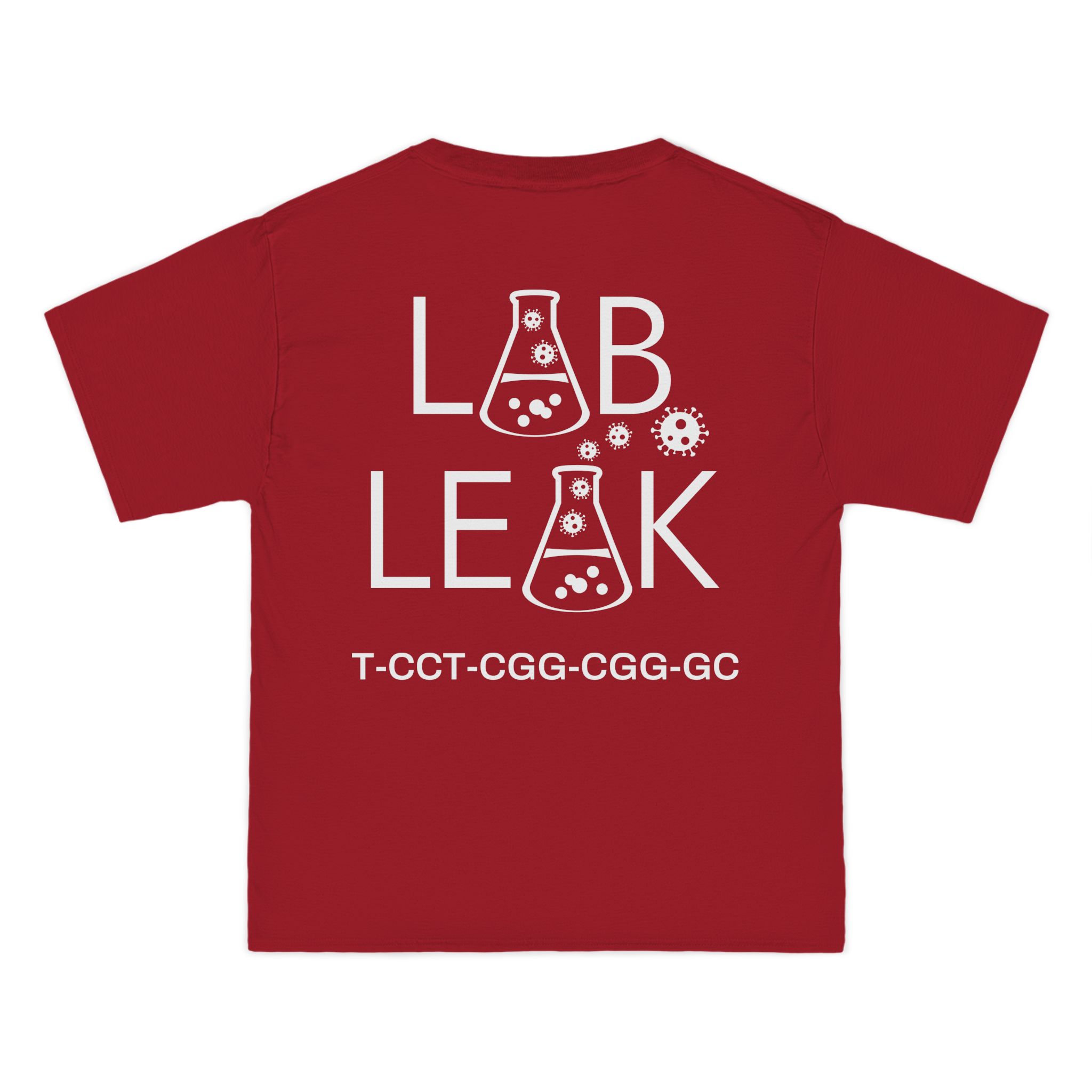 LAB LEAK – Beefy Tee – BLACK – Your Tax Dollar At Work - S1 /S2 Codon on Back - Image 8