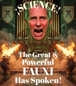 The grating and pitiful Fauxi has spoken.